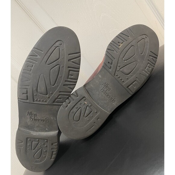 Mens Allen Edmonds Oxford Shoes Wilbert 10 D Made in USA Brown Leather - Picture 9 of 10